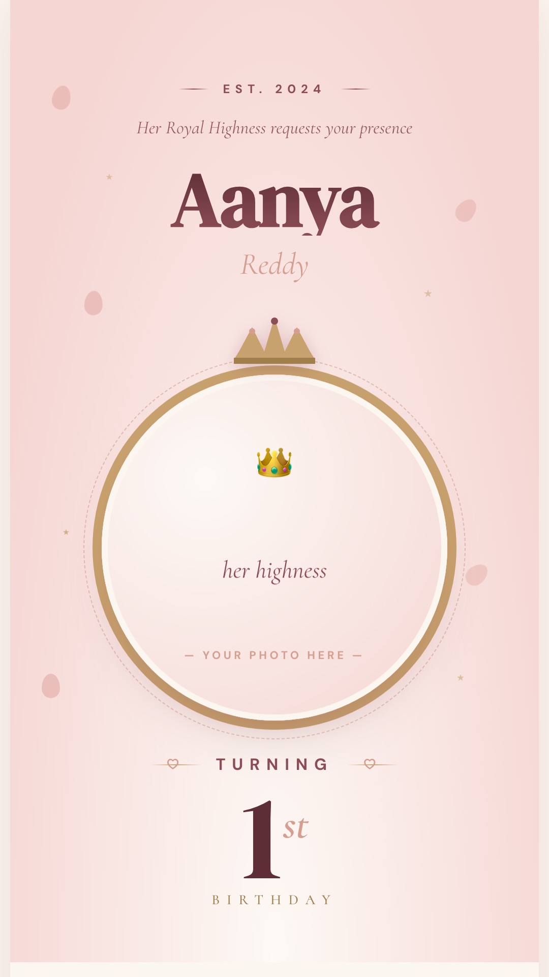 Princess invitation poster